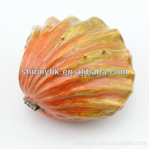 Ocean Perl Shell Metal Jewelry Box / Trinket box SCJ068